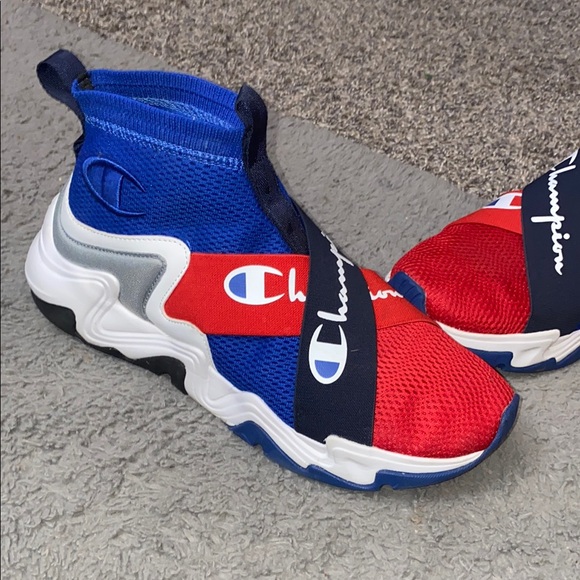 Champion Men’s Red and Blue Sneakers